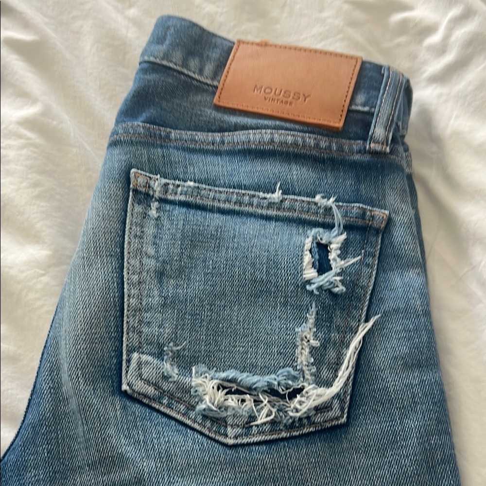 Levi's Blue Distressed Vintage Jeans